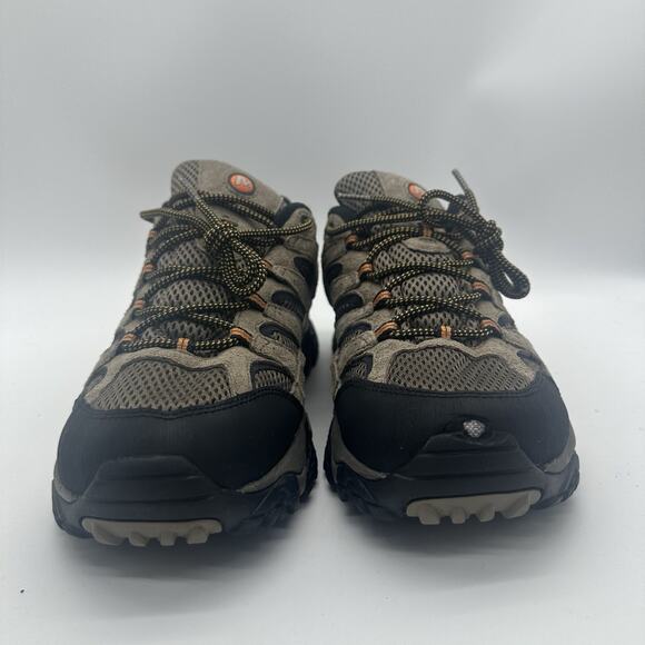 Mens Size 11 Merrell Moab 2 Vent Hiking Shoes Walnut Brown Vibram Waterproof - Picture 2 of 10